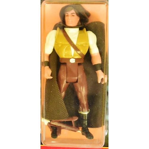 858 - Robin Hood - x2 vintage 1990s (1991) Kenner made Robin Hood Prince of Thieves playset action figures... 