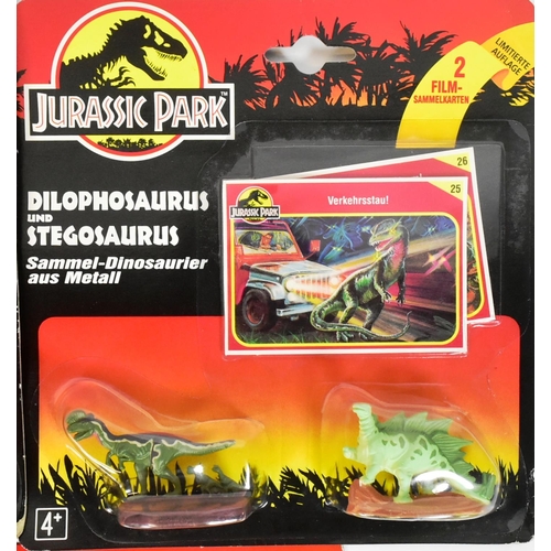 861 - Jurassic Park - x5 vintage 1990s (1993) Kenner made Jurassic Park carded diecast figures with movie ... 