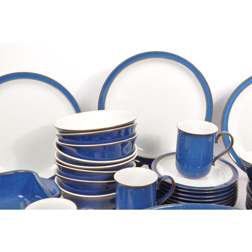 105 - A large extensive later 20th Century English stoneware 'Imperial Blue' pattern dinner & tea service ... 