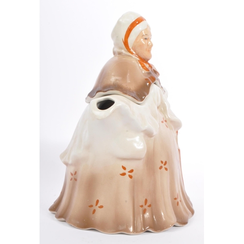 112 - Tony Wood - A 1930s 'Little Old Lady' character tea set by Tony Wood Pottery, Staffordshire. Consist... 