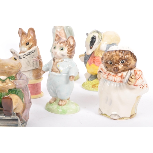 131 - A collection of Royal Albert Beatrix Potter collection and Royal Doulton The Winnie the Pooh collect... 