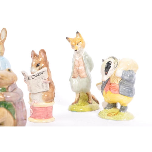 131 - A collection of Royal Albert Beatrix Potter collection and Royal Doulton The Winnie the Pooh collect... 