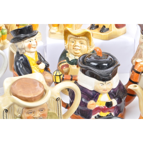 140 - A large collection of twenty one 20th Century porcelain ceramic 'Toby & Character' jugs - mainly by ... 