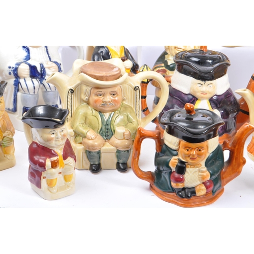 140 - A large collection of twenty one 20th Century porcelain ceramic 'Toby & Character' jugs - mainly by ... 