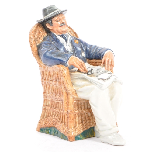 147 - Royal Doulton - A vintage 20th century 1974 Royal Doulton tableware figurine. Taking it easy HN 2677... 