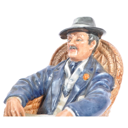 147 - Royal Doulton - A vintage 20th century 1974 Royal Doulton tableware figurine. Taking it easy HN 2677... 