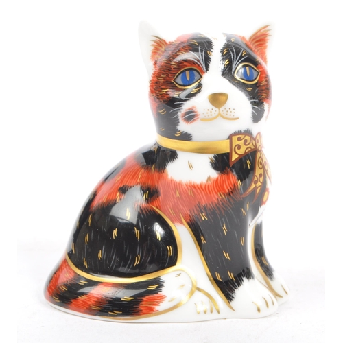 151 - Royal Crown Derby - A collection of three contemporary porcelain animal figures. To include Spice co... 