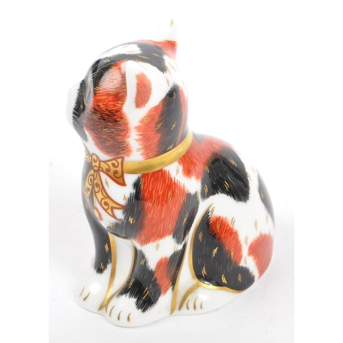 151 - Royal Crown Derby - A collection of three contemporary porcelain animal figures. To include Spice co... 