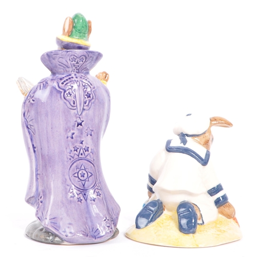 152 - Royal Doulton - Bunnykins - Collection of porcelain bunny porcelain figures. Including Cowboy Bunny ... 