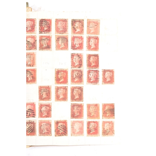 165 - A collection of 19th and early 20th century British and foreign stamps held within a period album. T... 