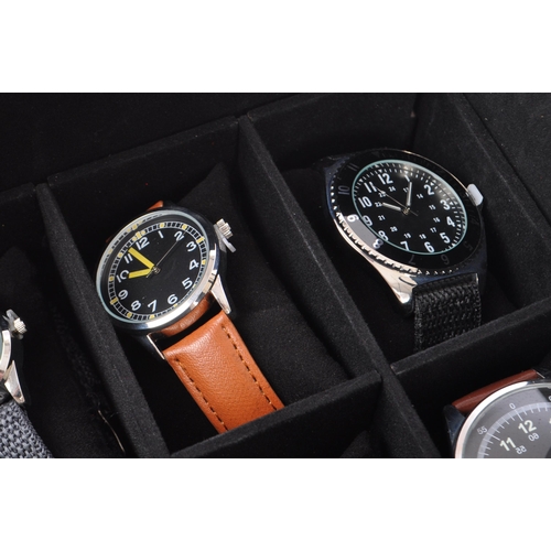 170 - Military Watches - Eaglemoss collection. With magazine issues housed in a branded folder with a case... 