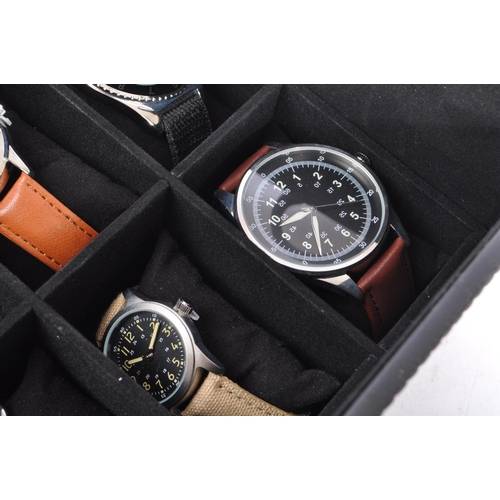 170 - Military Watches - Eaglemoss collection. With magazine issues housed in a branded folder with a case... 