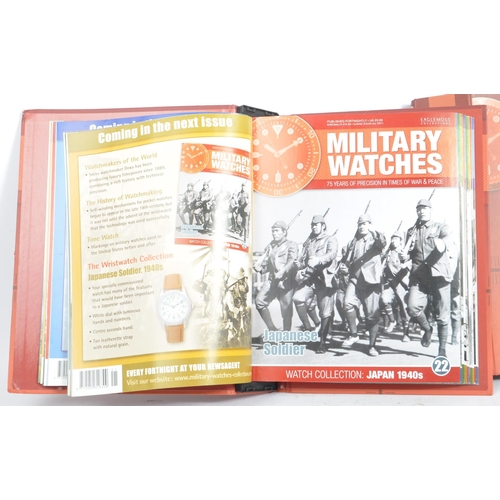 170 - Military Watches - Eaglemoss collection. With magazine issues housed in a branded folder with a case... 