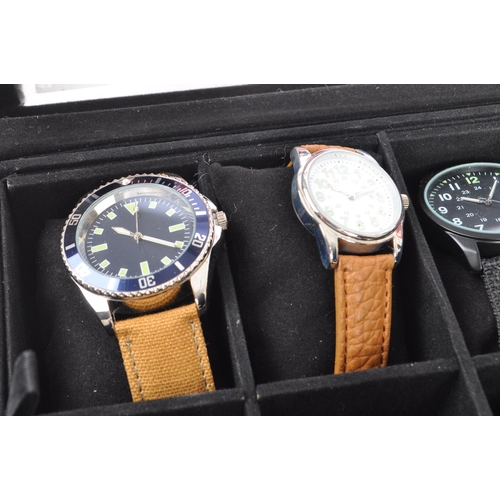 171 - Military Watches - Eaglemoss collection. With magazine issues housed in a branded folder with a case... 