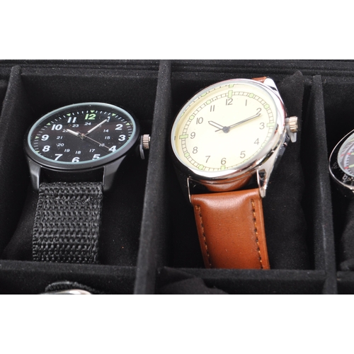 171 - Military Watches - Eaglemoss collection. With magazine issues housed in a branded folder with a case... 