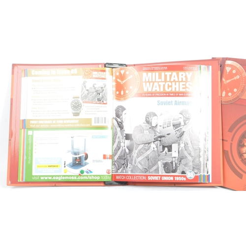 171 - Military Watches - Eaglemoss collection. With magazine issues housed in a branded folder with a case... 