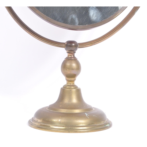 183 - A mid 20th century vintage haberdashery table top cheval mirror. Suited for shop use for trying on a... 