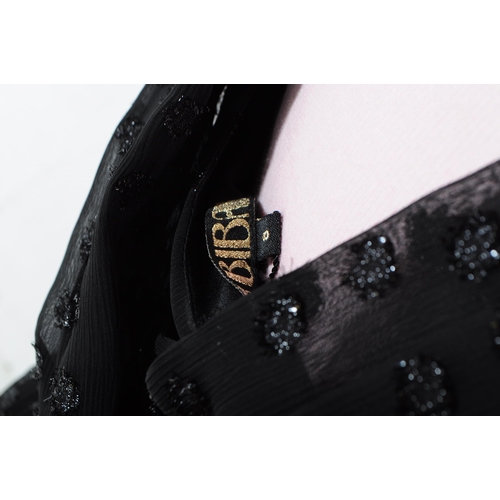 243 - Biba - A collection of Biba women's clothing to include a black and gold beaded embellished two piec... 