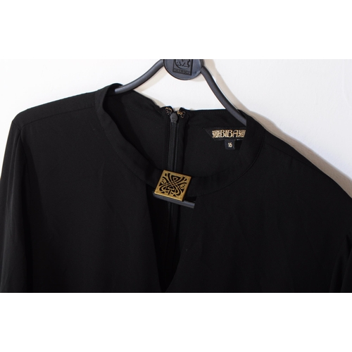 243 - Biba - A collection of Biba women's clothing to include a black and gold beaded embellished two piec... 