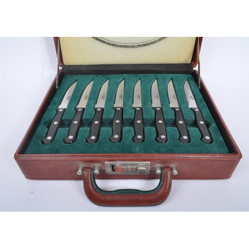 260 - A collection of 20th Century canteen of cutlery set by Rostfrei Solingen, Germany. Cutlery set to in... 