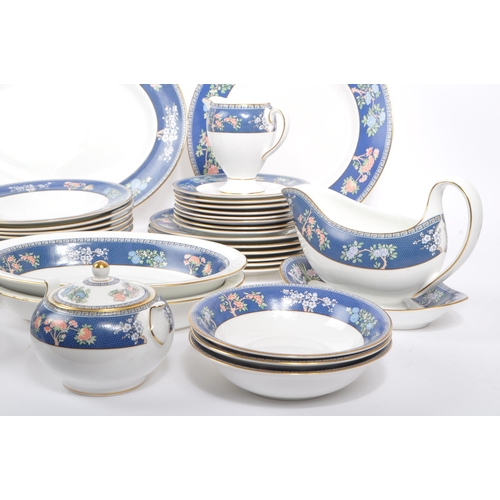 3 - A large extensive collection of 'Blue Siam' pattern dinner / tea service set by Wedgwood. Comprising... 