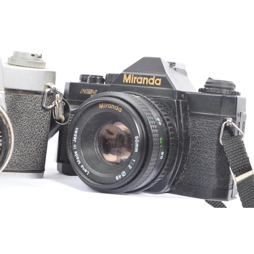 326 - A 20th century circa 1980s Olympus XA3 35mm rangefinder camera, accompanied by a selection of other ... 