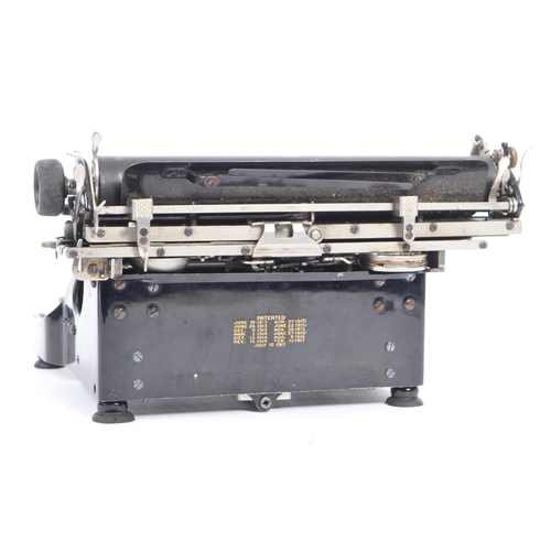 349 - An early 20th century circa 1920s Corona Type 3 typewriter. The typewriter having a black painted me... 