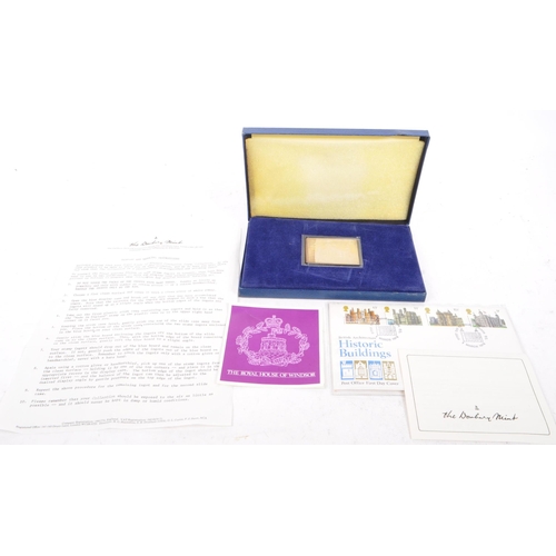 365 - A Tower of London 900th Anniversary Commemorative Edition enlarged proof quality silver stamp issued... 