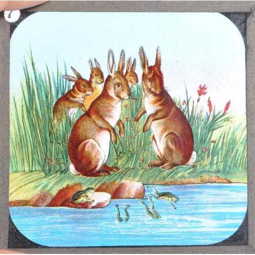 368 - A large collection of 19th century and later magic lantern slides. To include colour and black and w... 