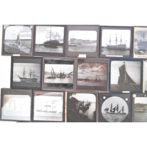 375 - Large collection of 19th century and later Magic Lantern slides. To include black and white and colo... 