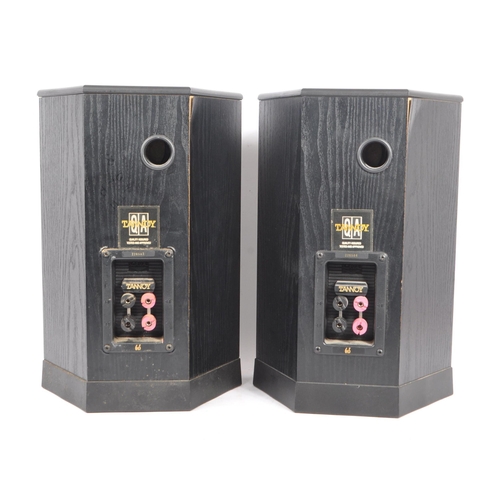 400 - A pair of Tannoy Speakers model #605 HIFI hi-fi speakers. Bi-wireable with 2.5cm gold anodized alumi... 