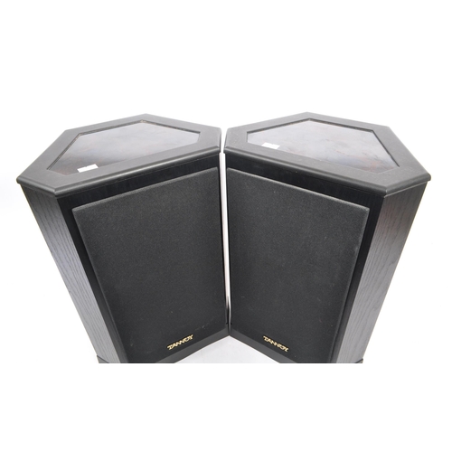 400 - A pair of Tannoy Speakers model #605 HIFI hi-fi speakers. Bi-wireable with 2.5cm gold anodized alumi... 