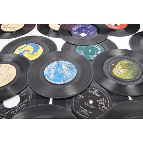 417 - A vast collection of 200+ vintage and later 20th century 45 RPM singles vinyl records. To include; J... 