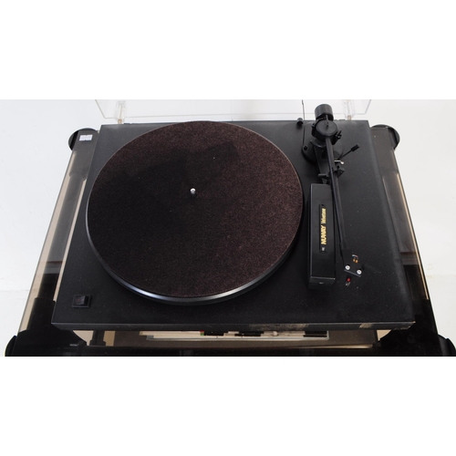 422 - A later 20th century Arcam - Pure music Hi-Fi stacking system. Comprising of a turntable by Project,... 