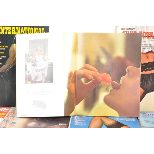 430 - Penthouse / Club International - American men's lifestyle magazines. A collection of vintage ten cir... 