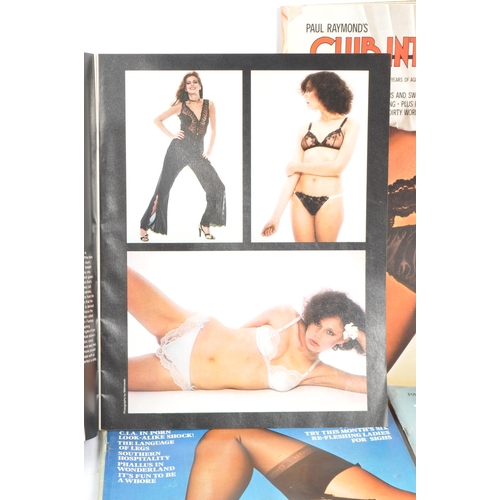 430 - Penthouse / Club International - American men's lifestyle magazines. A collection of vintage ten cir... 