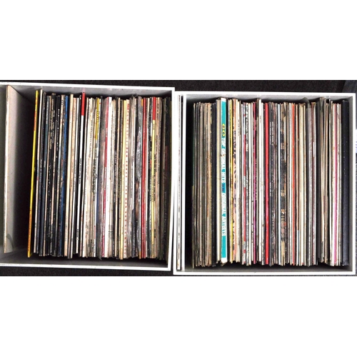 433 - A large collection of vintage 20th century LP long play vinyl records. The collection spanning multi... 