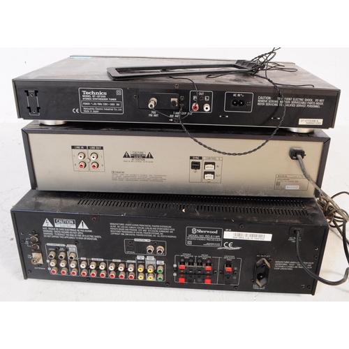 437 - A collection of late 20th century circa 1980s Hi-Fi HI FI stereo equipment. The collection to includ... 