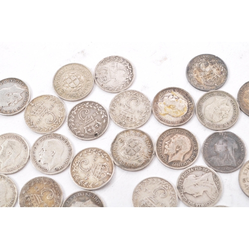 467 - A collection of approximately seventy circulated 19th century Victorian, Edwardian and early 20th ce... 