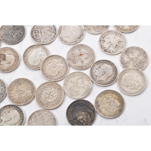 467 - A collection of approximately seventy circulated 19th century Victorian, Edwardian and early 20th ce... 