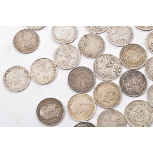 468 - A collection of approximately seventy circulated 19th century Victorian, Edwardian and early 20th ce... 