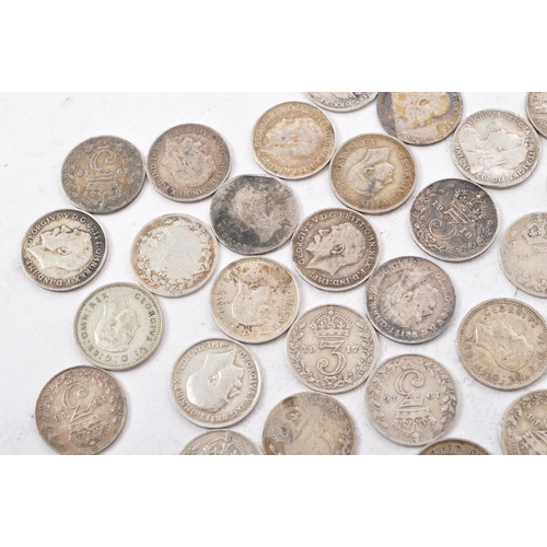 468 - A collection of approximately seventy circulated 19th century Victorian, Edwardian and early 20th ce... 