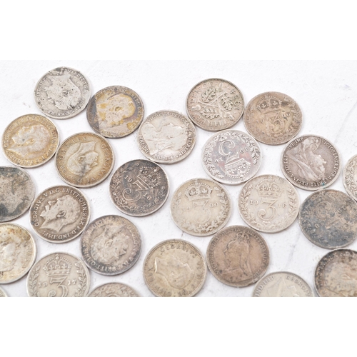 468 - A collection of approximately seventy circulated 19th century Victorian, Edwardian and early 20th ce... 