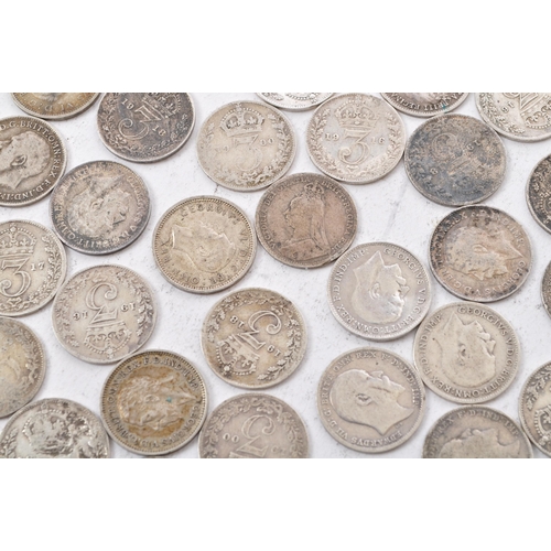 468 - A collection of approximately seventy circulated 19th century Victorian, Edwardian and early 20th ce... 