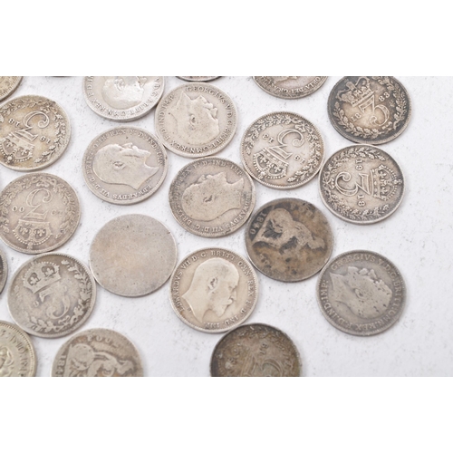 468 - A collection of approximately seventy circulated 19th century Victorian, Edwardian and early 20th ce... 