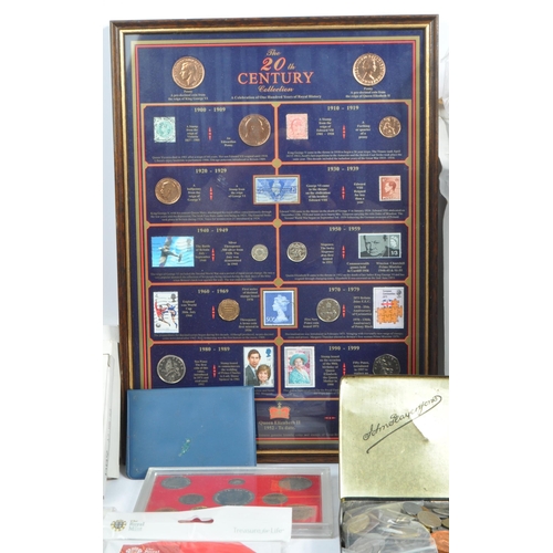 475 - A collection of vintage 20th century United Kingdom - Royal Family commemorative coins gift packs. T... 