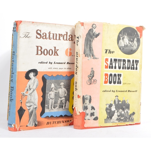 478 - A collection of nine vintage 20th century 'The Saturday Book'. Edited by Leonard Russell and publish... 