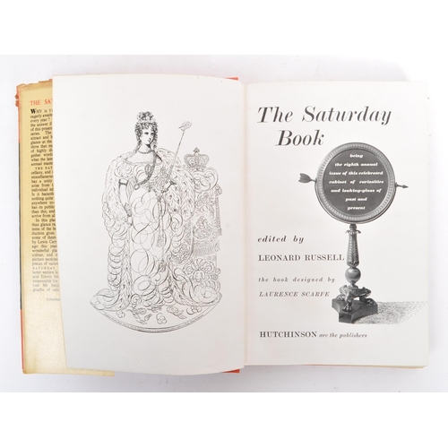 478 - A collection of nine vintage 20th century 'The Saturday Book'. Edited by Leonard Russell and publish... 