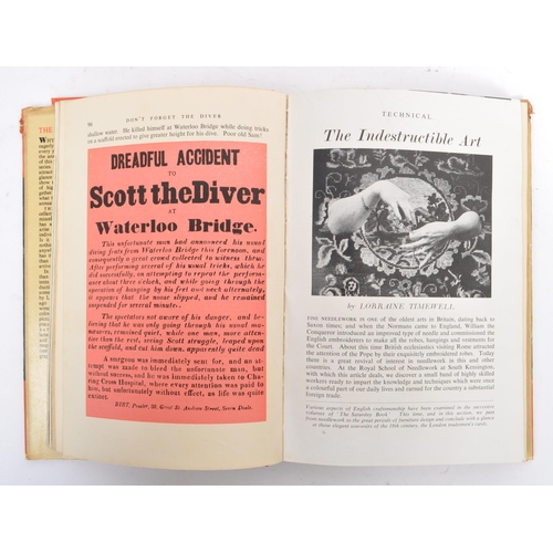 478 - A collection of nine vintage 20th century 'The Saturday Book'. Edited by Leonard Russell and publish... 