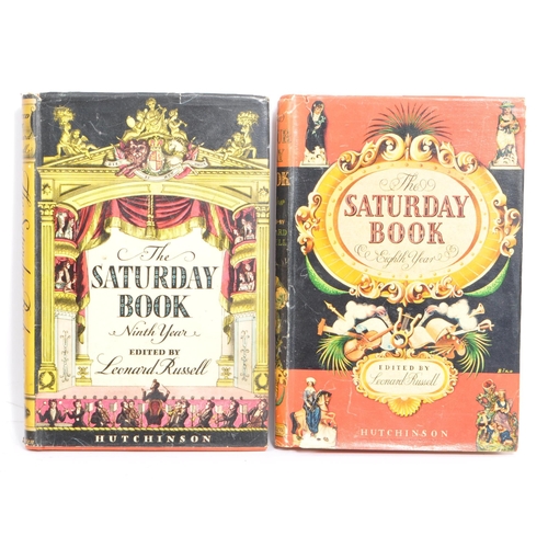 478 - A collection of nine vintage 20th century 'The Saturday Book'. Edited by Leonard Russell and publish... 